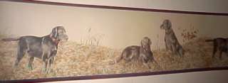 AKC Black LABRADOR RETRIEVER Dogs Wallpaper Border NEW  