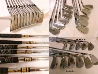 Mizuno MP 9/MS 9 Iron set of 1 PW, SW mixed flex and tips. Updated 