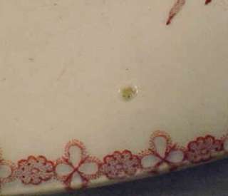 Beautiful Antique FLORAL MULBERRY TRANSFERWARE DINNER PLATE Morning 