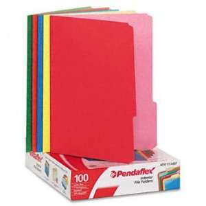  Pendaflex 421013ASST   Interior File Folders, 1/3 Cut Top 