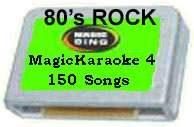 BRAN NEW MAGIC SING Karaoke MIC 80sROCK Chip SONGLIST  