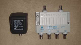   Port Digital Cable Amplifier Splitter HDTV Modem AC Adapter  