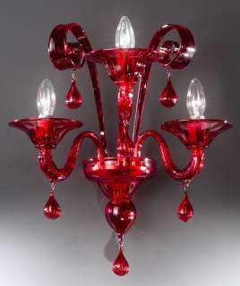 TOPDOMUS genuine Amethyst Murano glass chandelier 6 LIGHTS DIRECTLY 