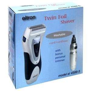   el 5107 5 Wet Dry Twin Foil Shaver with Ear Nose Trimmer and Cassette