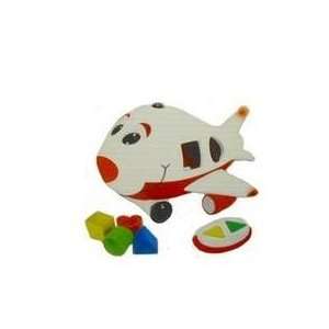   Airplane Shape Sorter Red Bilingual Early Learning NEW Toys & Games