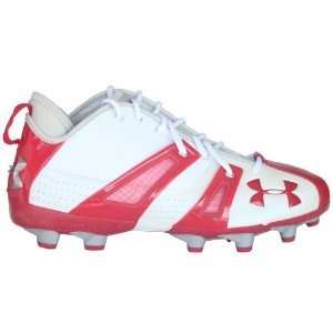   Mid MC Football Cleats   White/Red   Size 11.5