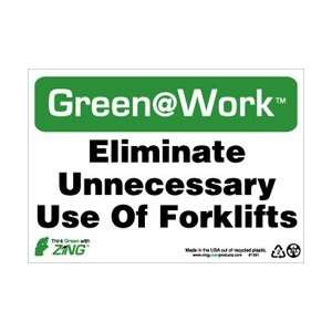     Eliminate Unnecessary Use Of Forklifts, 7 X 10, Recycled Plastic