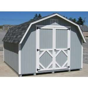   ft. Classic Wood Gambrel Barn Panelized Storage Shed