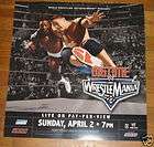 WWE JOHN CENA 2FT SUBWAY POSTER WRESTLEMANIA RARE