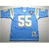 San Diego Charger #55 Junior Seau 75th Throwback Jersey Light Blue 