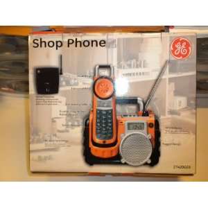  GE 27420GE9 Cordless Telephone SHOP PHONE AM/FM RADIO with 