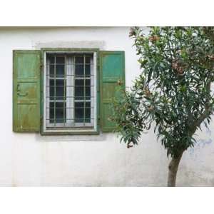 Courtyard Detail, Limonos Monastery, Filia, Lesvos, Mithymna, Aegean 