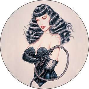  Bettie Page Olivia Whip Button B BP 0012 Toys & Games