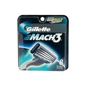  Gillette Mens Razor Refill Cartridges 8 (Quantity of 2 