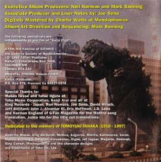   Gallery for The Best Of Godzilla 1954 1975 Original Film Soundtracks