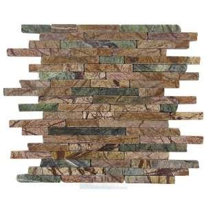  Faultline stone mosaic tile in greenbriar fault line