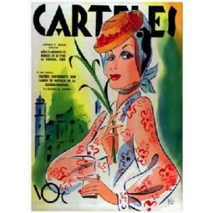  Carteles Magazine Cover Girl and Sugar cane