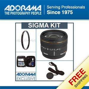 Sigma 30mm f1.4 EX DC Lens f/Sony Alpha #300205  BUNDLE  UV Filter 