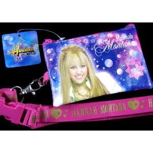 Hannah Montana Disney Pink Lanyard + Wallet Brand New