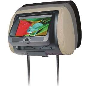   HEADREST DIGITAL LED PANEL WITH BUILT IN DVD PLAYER & COLOR COVERS
