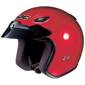  HJC CL 31 Open Face Motorcycle Helmet Candy Red XXS 2XS 08 