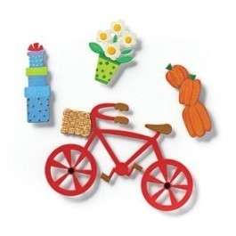 Embellish Your Story Bike & Accesories Magnets Set of 4  