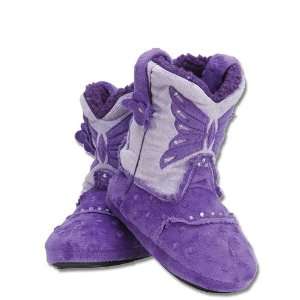  Youth Purple Butterfly Cowboy Kickers Toys & Games