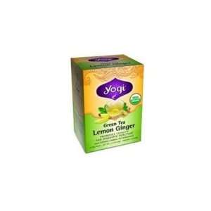 Yogi Organic Green Lemon Ginger Tea ( 6x16 BAG)  Grocery 