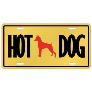    Miniature Pinschers   Hot Dog  License Plate Dog