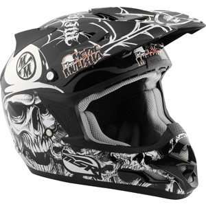  MSR Velocity Metal Mulisha Helmet Black Automotive