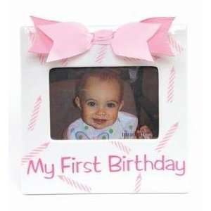    Princess First Birthday Ceramic Frame Photo Frame by Mud Pie Baby