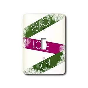  Patricia Sanders Christmas   Green and Red Peace, Love and 