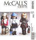 AG 18in doll Clothes Accessories PATTERN McCalls 6480 c
