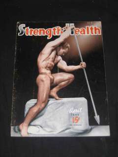 Strength and Health Magazine April 1943 John Grimek  