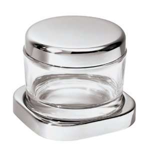  Linear Crystal cheese pot w/base, 3 7/8 inch, 18/10 