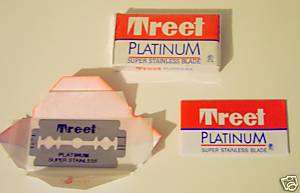 Treet Platinum 200 Double Edge Razor Blades  