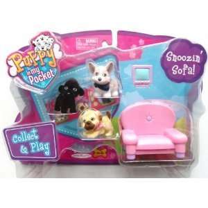  Puppy in my Pocket Snoozin Sofa Toys & Games