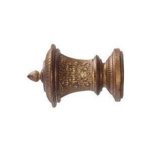  2 inch renaissance curtain rod finial for 2 inch wood pole 