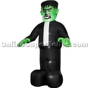 Yard Inflatable   Airblown Halloween Big Frankie Green Moster Balloon 