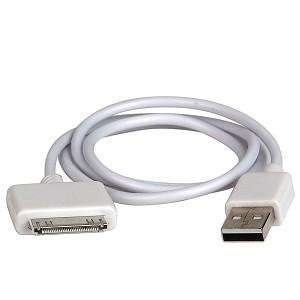 Ipod/Iphone Usb Cable White 2.3 Feet Long Usb 1.1 Interface 