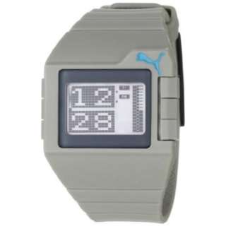 PUMA Mens PU910861003 Jet Sleek Light Grey Digital Watch   designer 