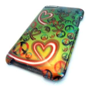  Apple iPOD TOUCH ITOUCH GREEN PEACE LOVE HEART 3D HARD 