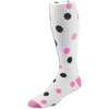 Red Lion Spots Sock   Womens   White / Pink