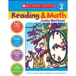  Reading & Math Jumbo Workbook Gr 2