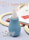 baby nasal vacuum aspirator suction nose cleaner blue 