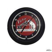 RCA VICTOR dog HIS MASTERS VOICE NEON WALL CLOCK new  