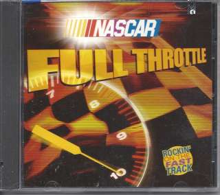 NASCAR FULL THROTTLE RACETRACK TAILGATE FAN MUSIC CD  