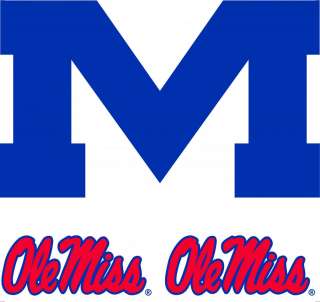 NCAA OLE MISS Rebels College Sticker WALL MURAL ACCENTS  