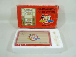Nintendo Game & Watch MICKEY & DONALD Multi Screen Boxed DM 53 JAPAN 