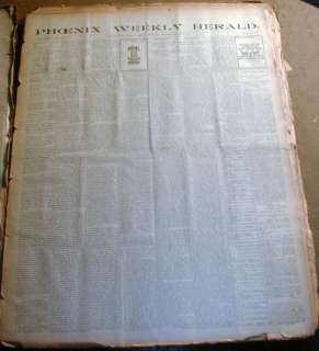 30+ 1898 newspapers PHOENIX HERALD Arizona TERRITORY w illustr LEVI 